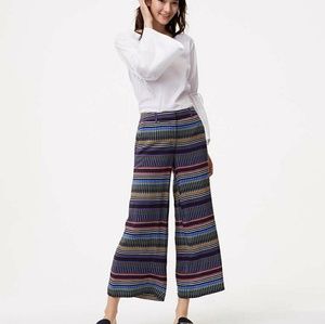 Loft Petite Festival Fluid Pants